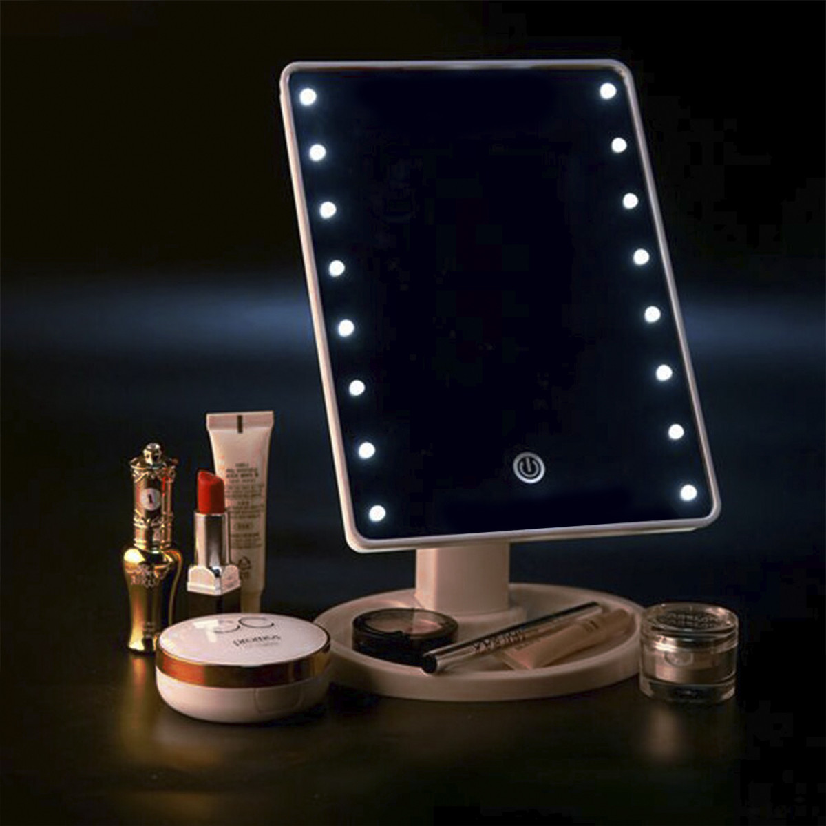 Косметическое зеркало с подсветкой large led Mirror